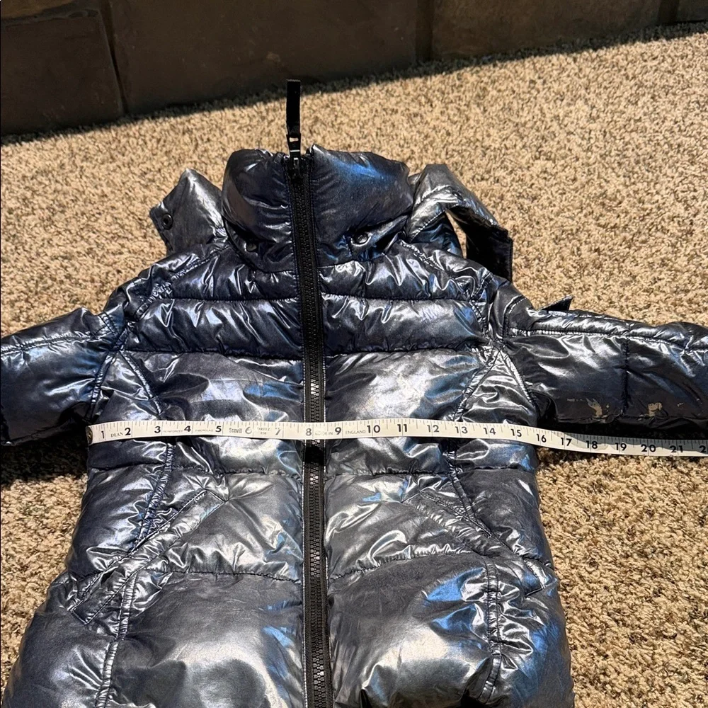 Metallic Kids Puffer Jacket
